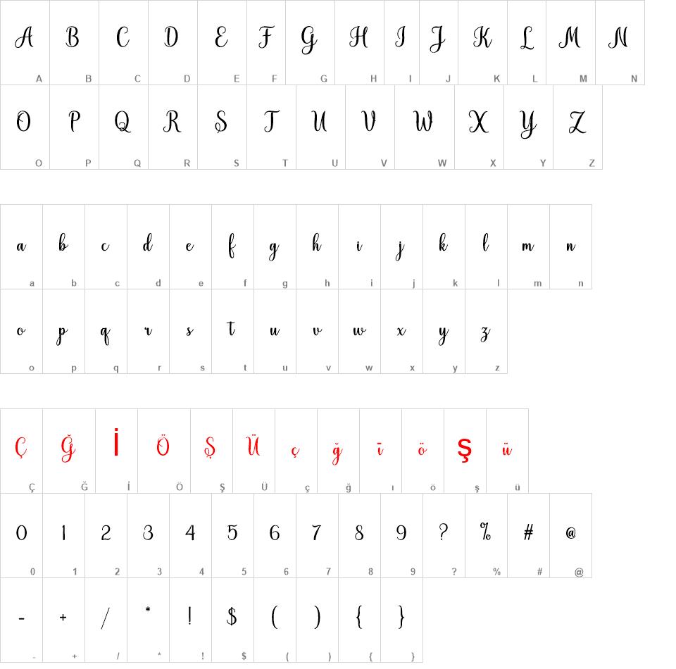 Hiyida Script font